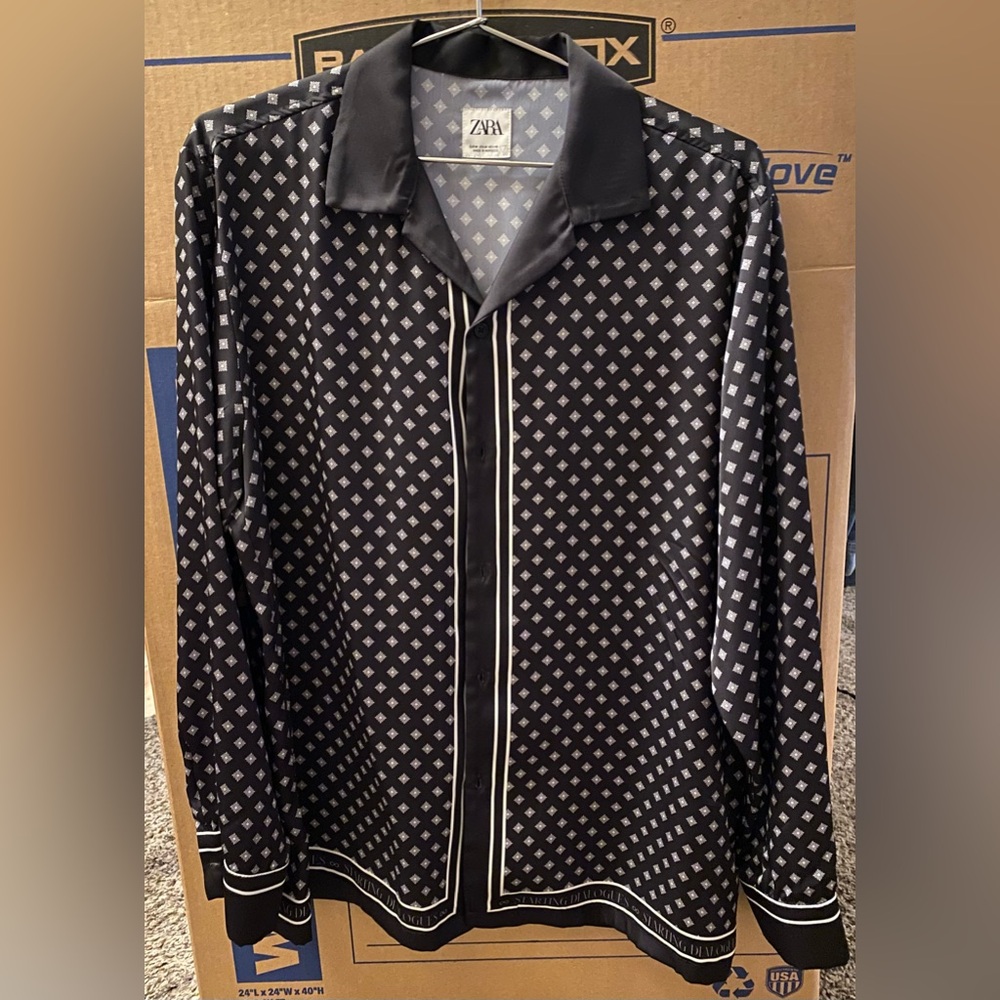 Zara dress style shirt
